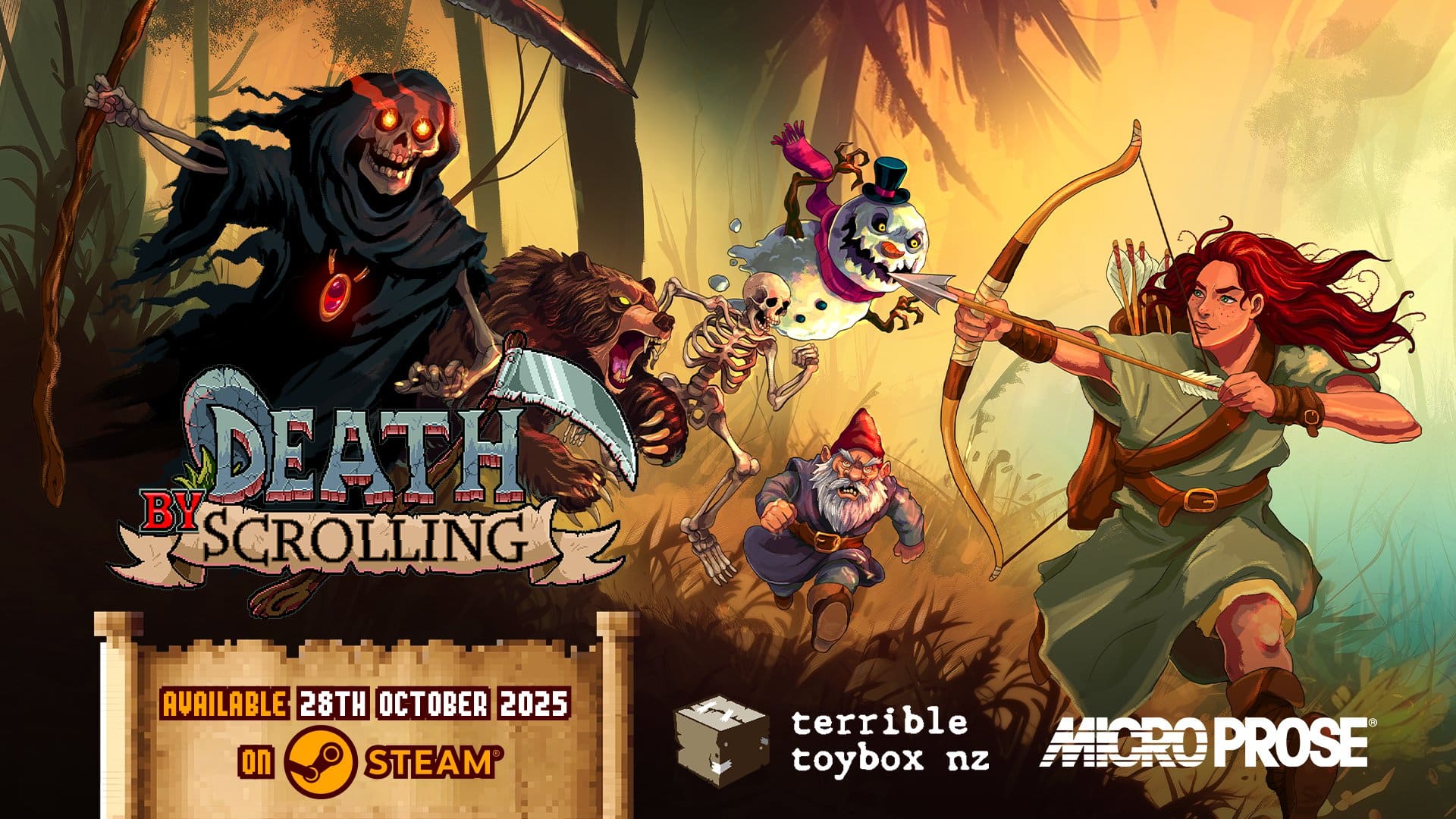 Death by scrolling è il roguelite più folle e originale di ron gilbert?