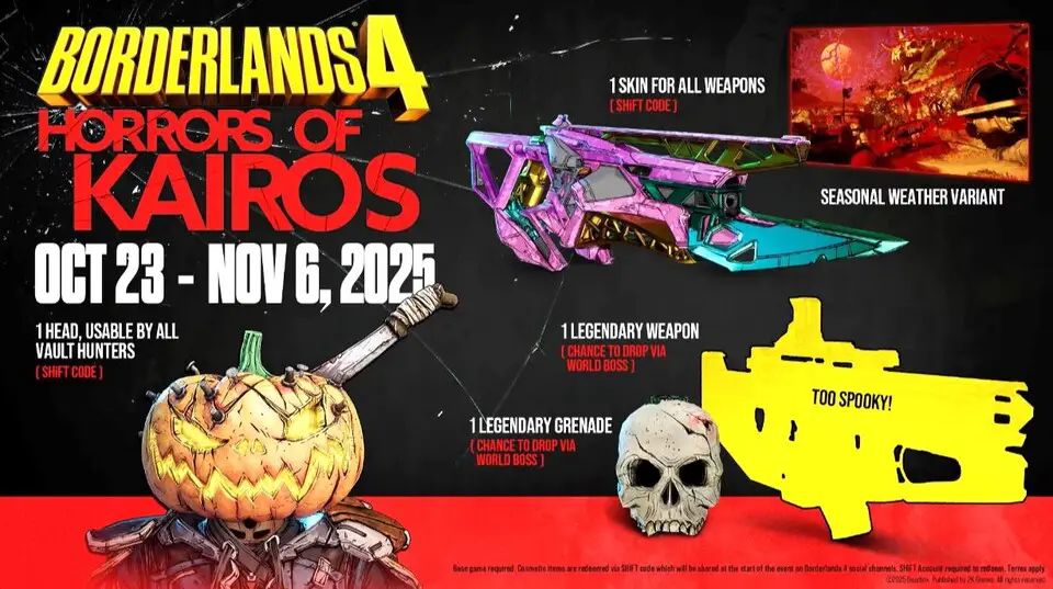  Borderlands 4 Horrors of Kairos 