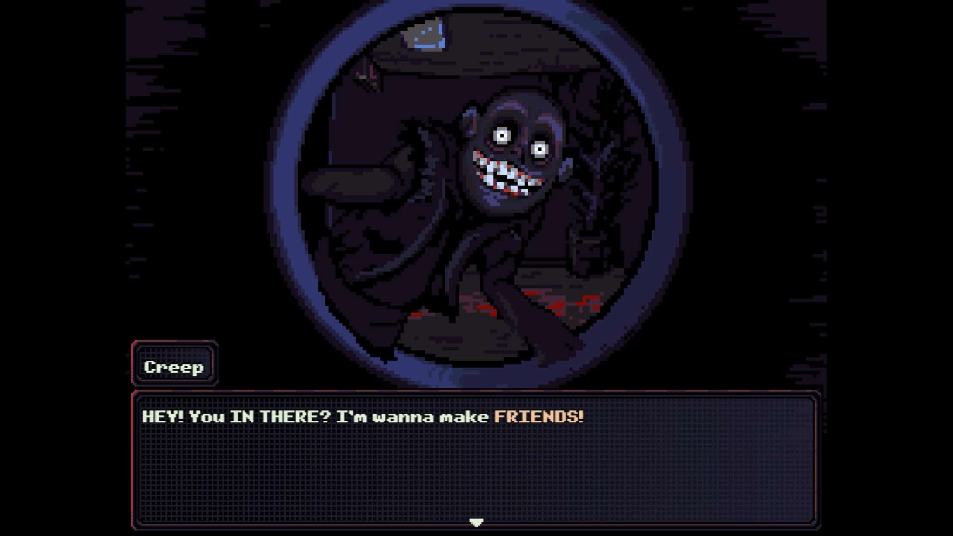 Look outside, scena del survival horror rpg
