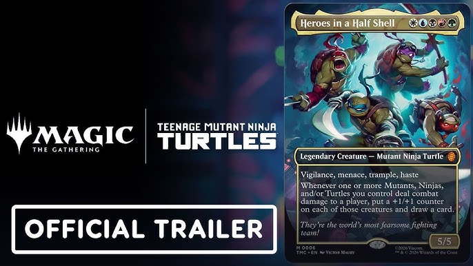 Magic: the gathering incontra le teenage mutant ninja turtles