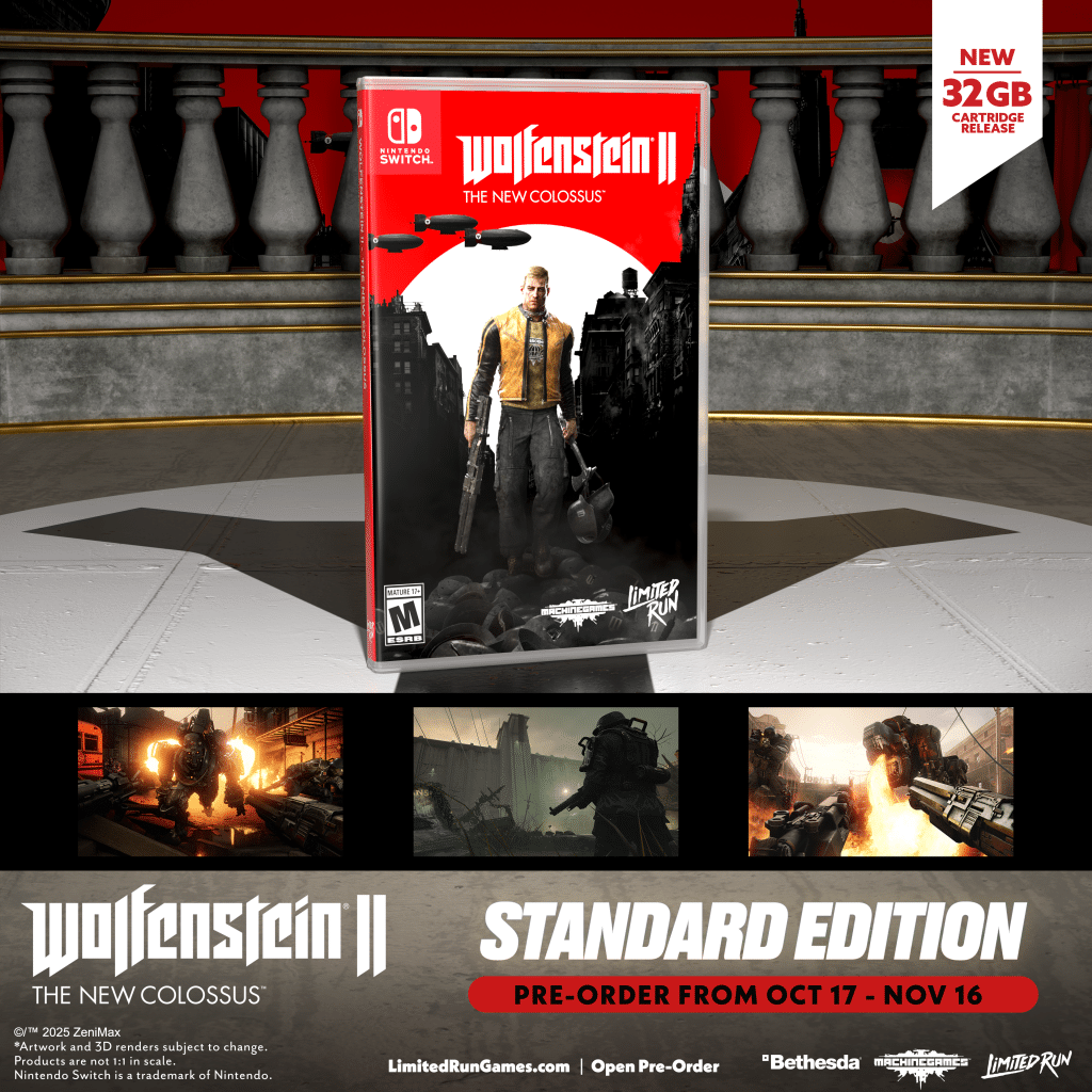 Wolfenstein II The New Colossus su Switch: quanto costa e cosa include la Collector’s Edition Limited Run Games Wolfenstein II The New Colossus su Switch