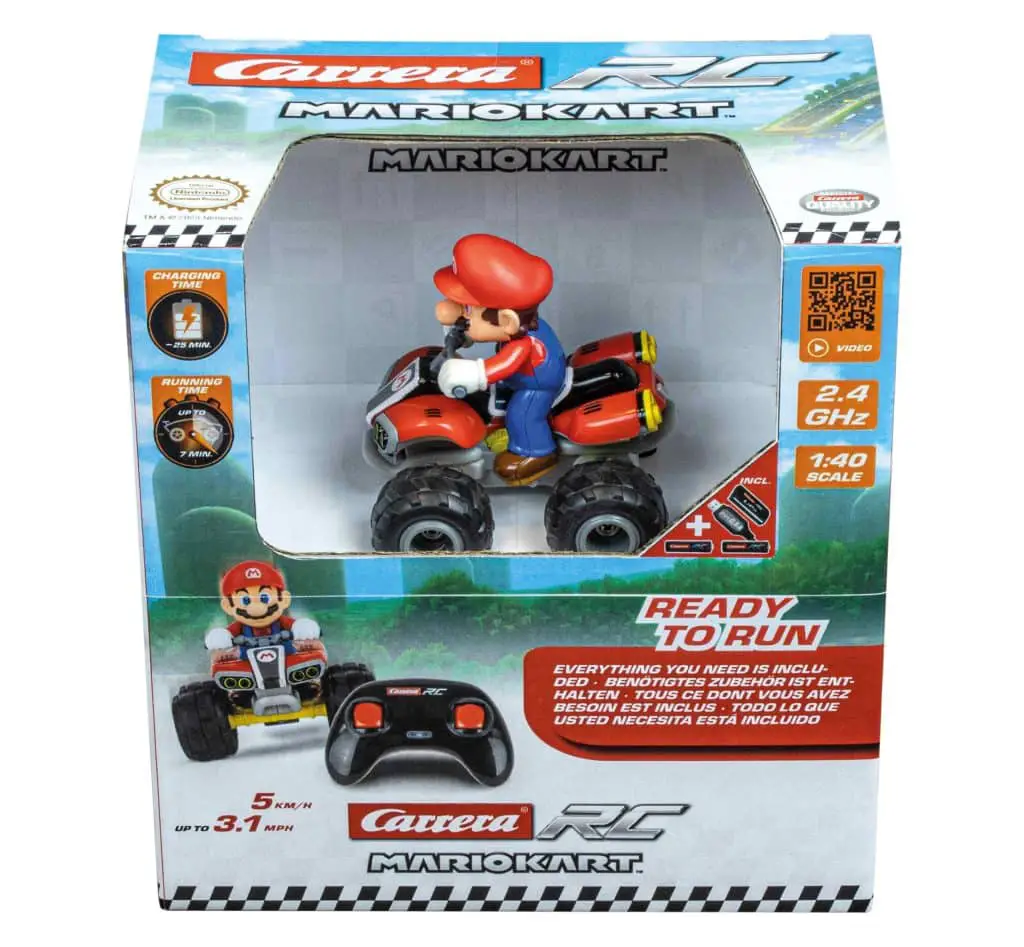 Carrera festeggia i 40 anni di Super Mario con una collezione da corsa esplosiva Carrera festeggia i 40 anni di Super Mario con una collezione da corsa esplosiva
