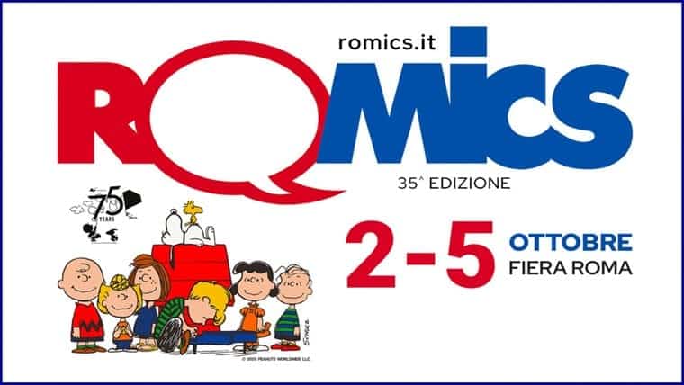 Romics 35° edizione 2-5 ottobre 2025 Romics 35° edizione 2-5 ottobre 2025
