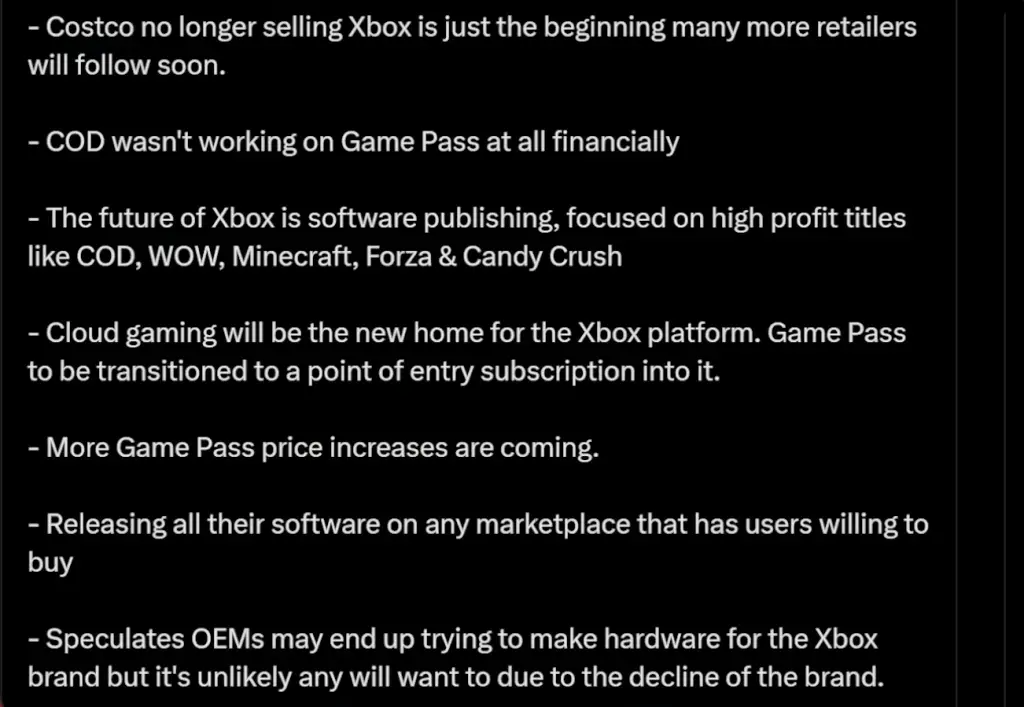 Xbox ha davvero cancellato la prossima generazione di console? Ecco cosa sta succedendo