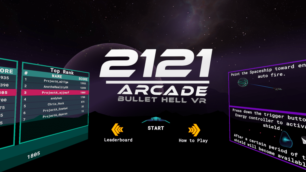 2121 arcade: vr bullet hell