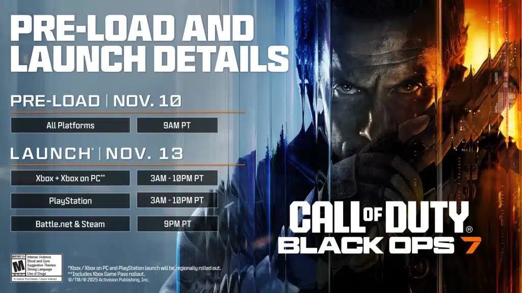 Call of Duty Black Ops 7 PC: requisiti, driver e trucchi per il lancio del 14 novembre Call of Duty: Black Ops 7
