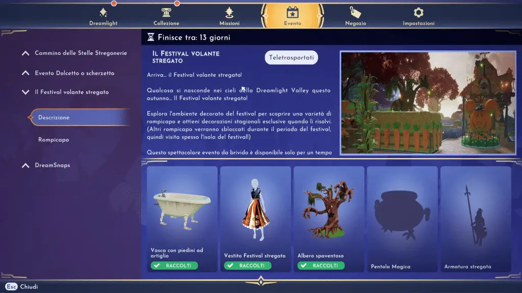 Disney Dreamlight Valley, rompicapo del calderone: quali ingredienti servono e dove trovarli