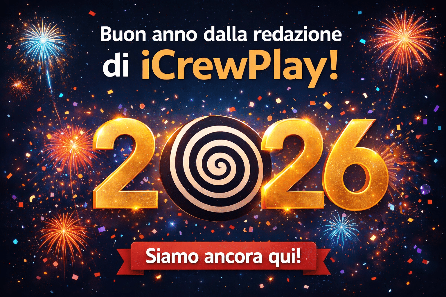 Auguri di buon anno dalla redazione di icrewplay