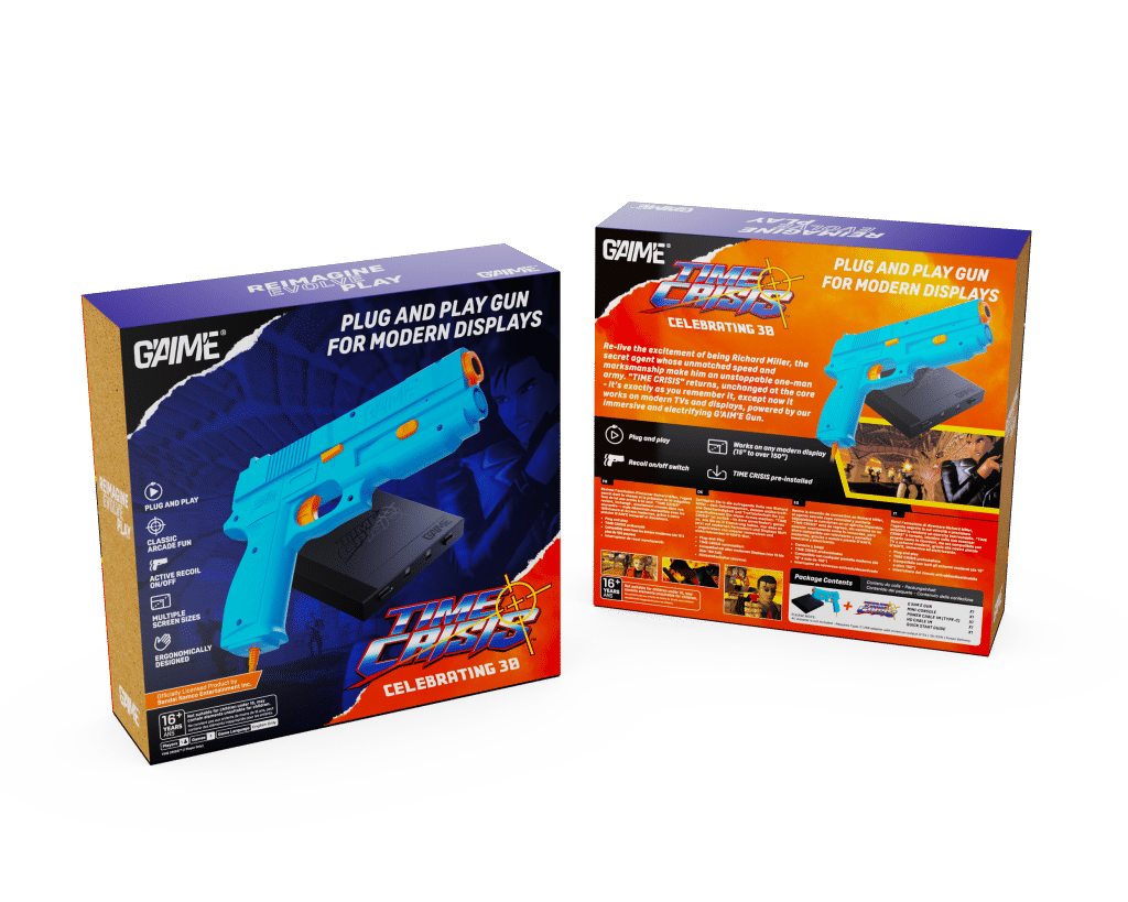 G’AIM’E TIME CRISIS Lightgun System: il ritorno dell’arcade a casa tua