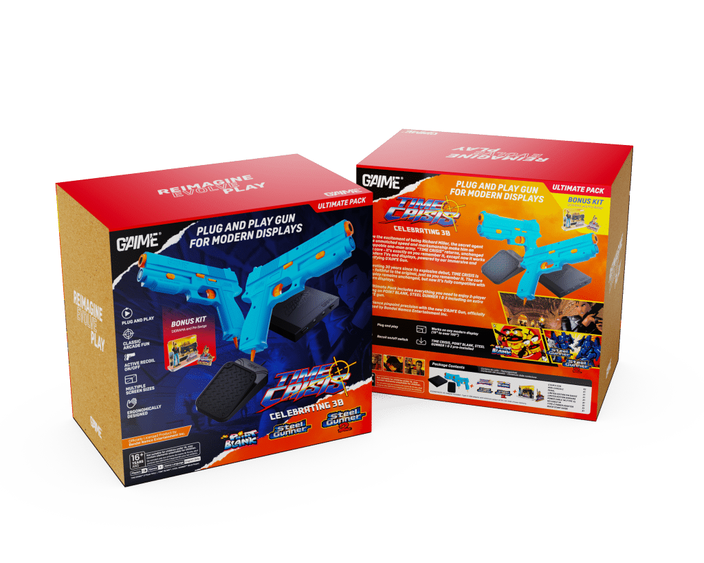 G’AIM’E TIME CRISIS Lightgun System: il ritorno dell’arcade a casa tua