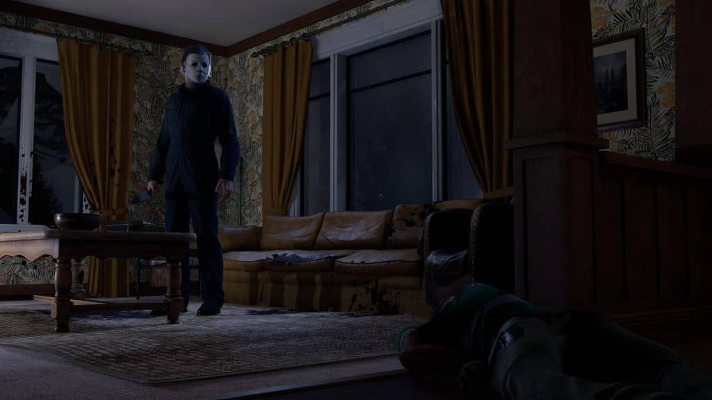 Michael myers e civilians in halloween the game