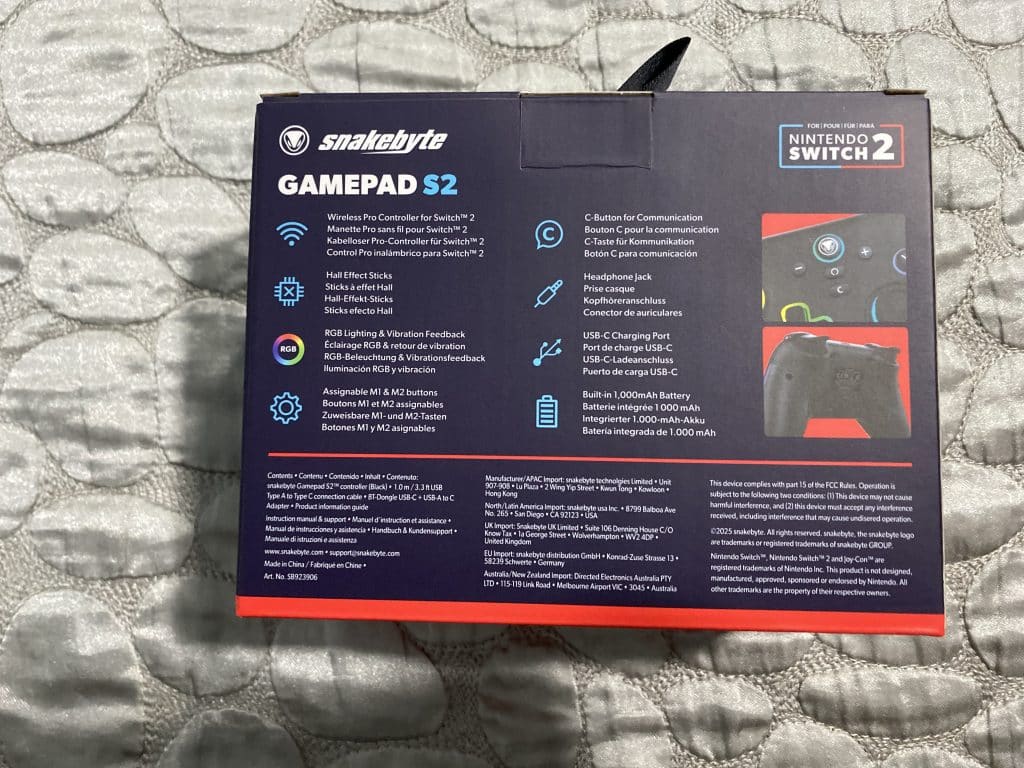 Accessori Snakebyte, recensione (Nintendo Switch 2)