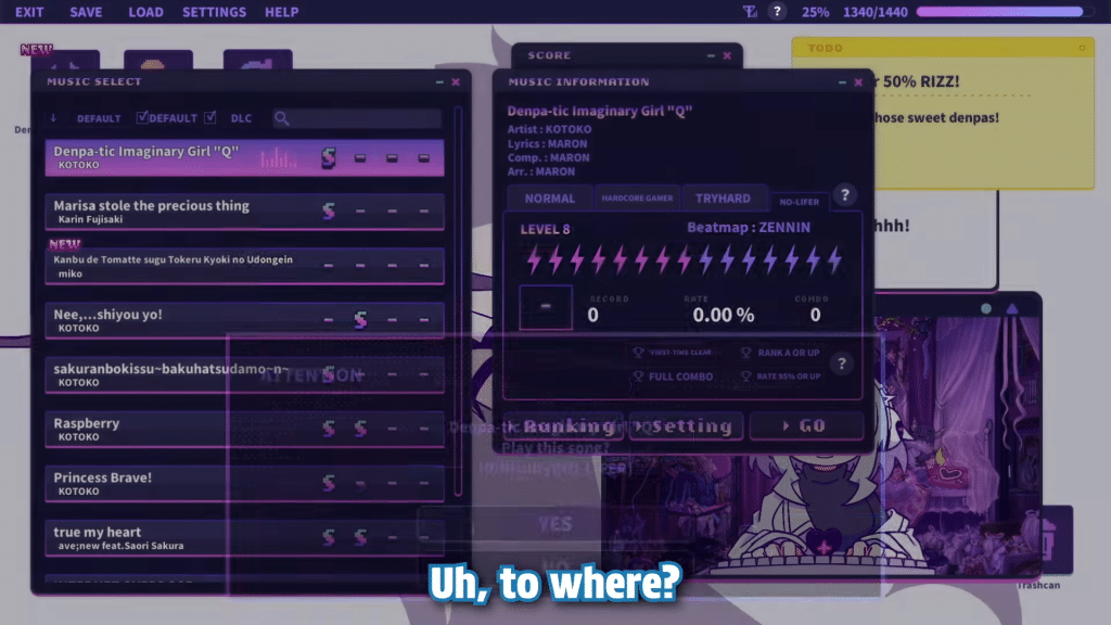 Yunyun syndrome rhythm psychosis arriverà su steam ad aprile 2026 con demo aggiornata e classifiche online.