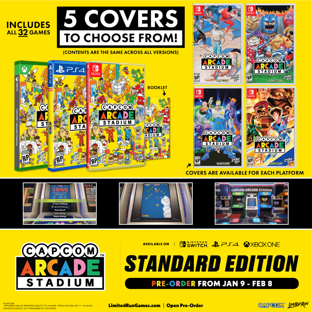 Capcom Arcade Stadium Vol. 1 arriva su console Capcom Arcade Stadium Vol. 1