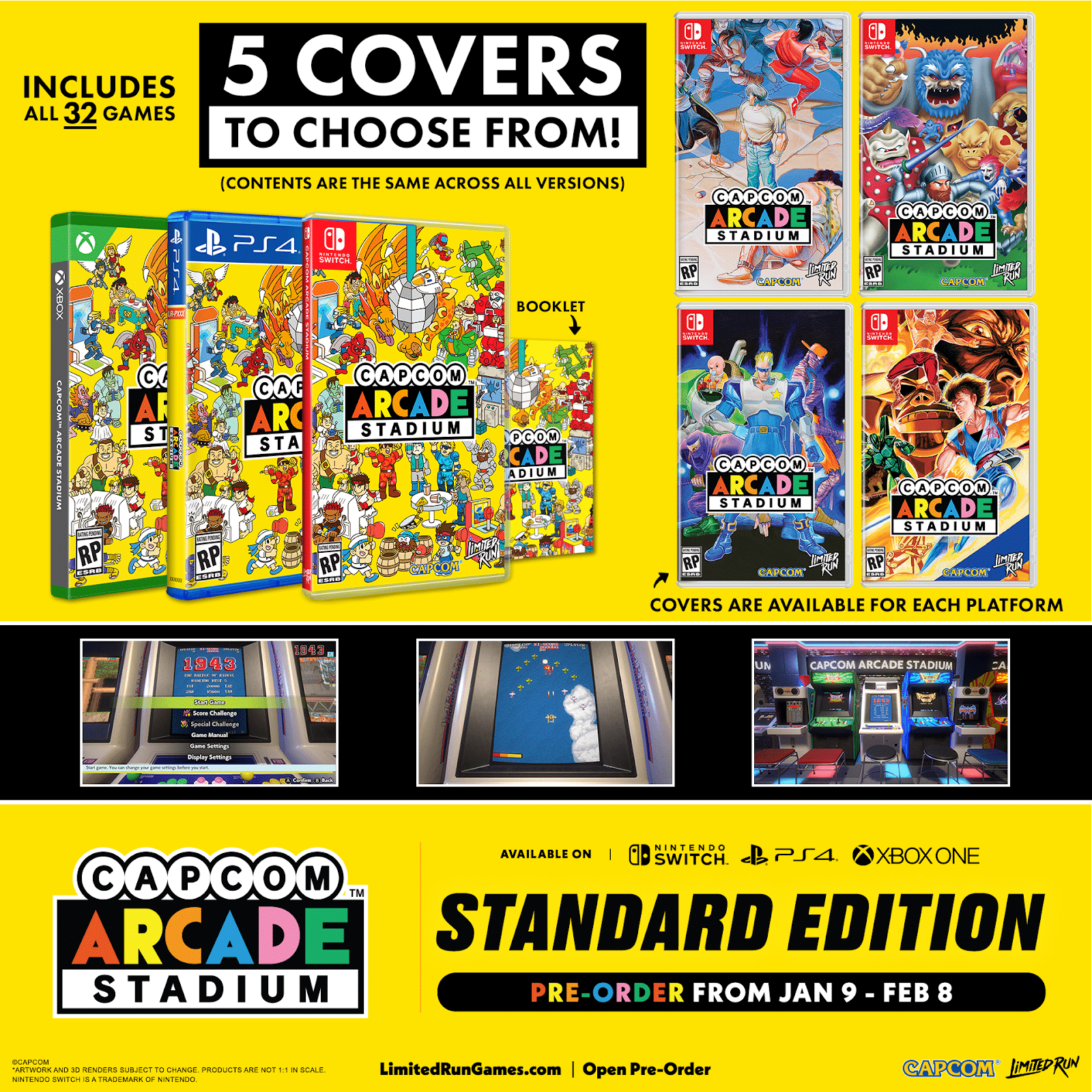 Capcom arcade stadium vol. 1 arriva su console