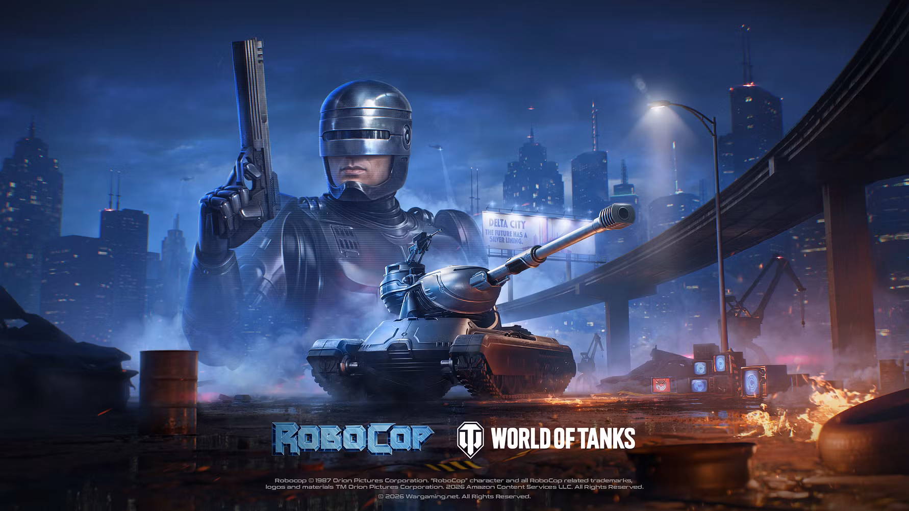World of tanks con robocop, arriva un crossover iconico