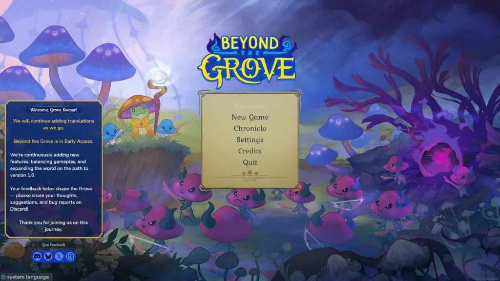 Beyond the Grove: strategia in tempo reale... ma non troppo