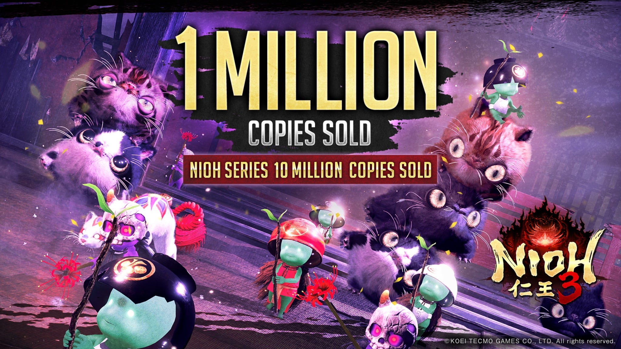 Nioh 3 supera 1 milione di copie: è il capitolo più veloce della serie