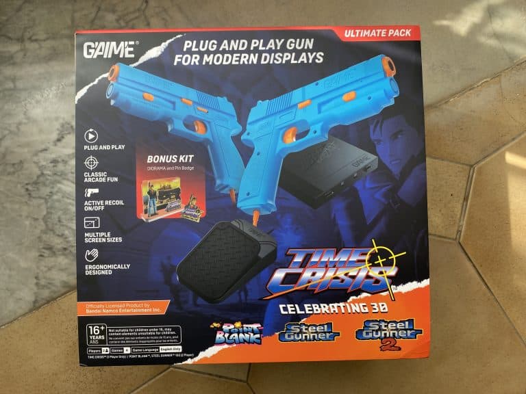 G'aim'e time crisis lightgun system, recensione