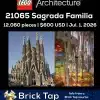 Lego sagrada familia da 12. 060 pezzi: il leak anticipa il set più grande di sempre Lego sagrada familia da 12. 060 pezzi: il leak anticipa il set più grande di sempre