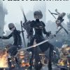 La spada di 2b di nier:automata in scala 1:1 esposta al square enix cafe di los angeles