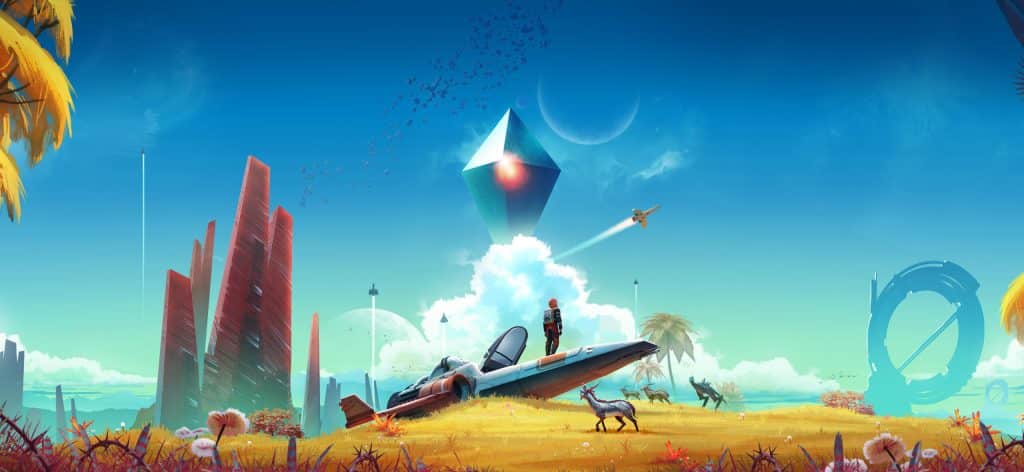 No man's sky nello spazio