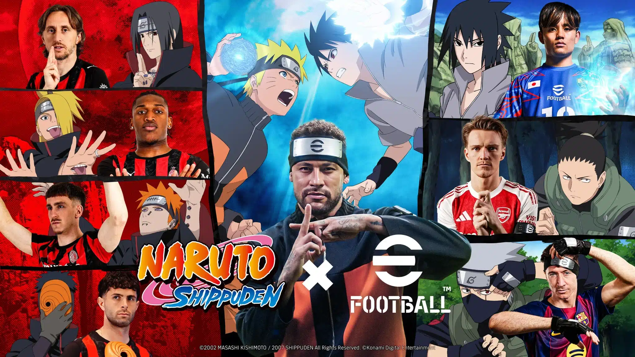 Efootball incontra naruto shippuden: neymar jr. Diventa naruto e takefusa kubo diventa sasuke Efootball incontra naruto shippuden: neymar jr. Diventa naruto e takefusa kubo diventa sasuke
