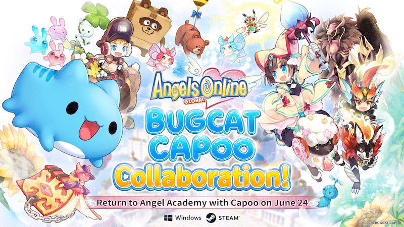 Angels Online Global arriva il 24 giugno: collaborazione con Bugcat Capoo e Closed Beta dal 29 maggio