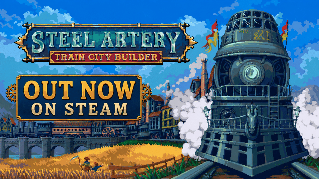 Steel artery train city builder