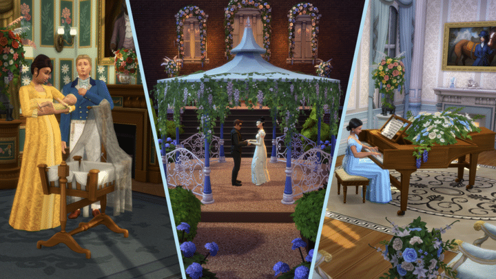 The Sims 4: i kit Ballo in Maschera di Lady Bridgerton sono disponibili