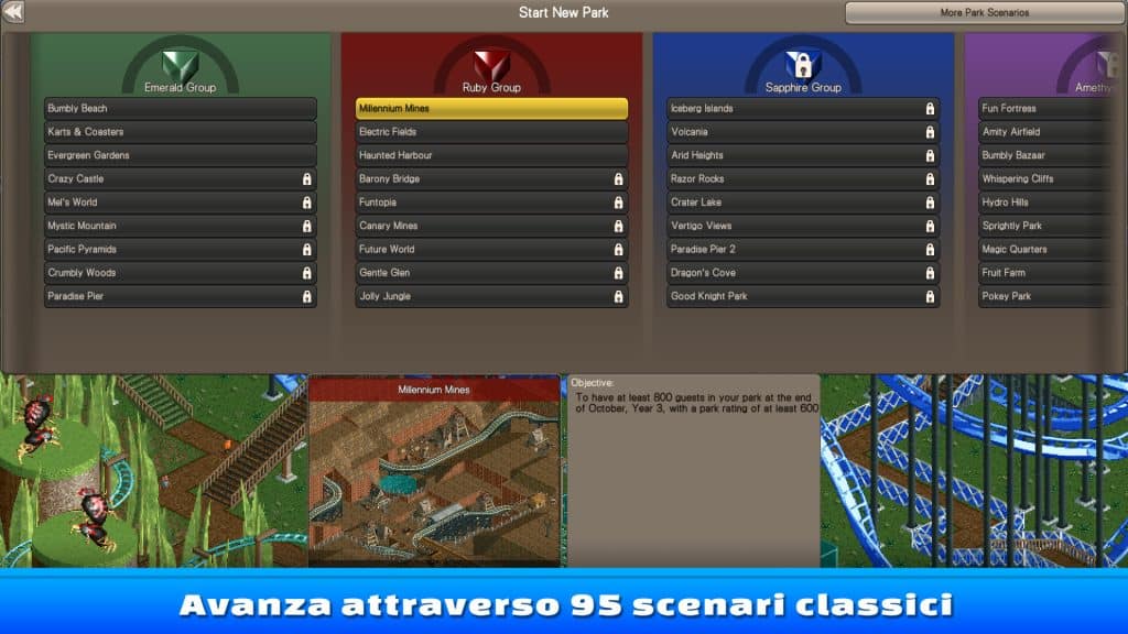 RollerCoaster Tycoon Classic, recensione (Nintendo Switch)
