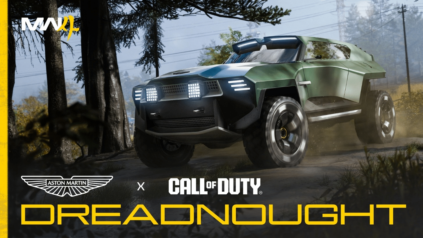 Call of duty e aston martin svelano il dreadnought