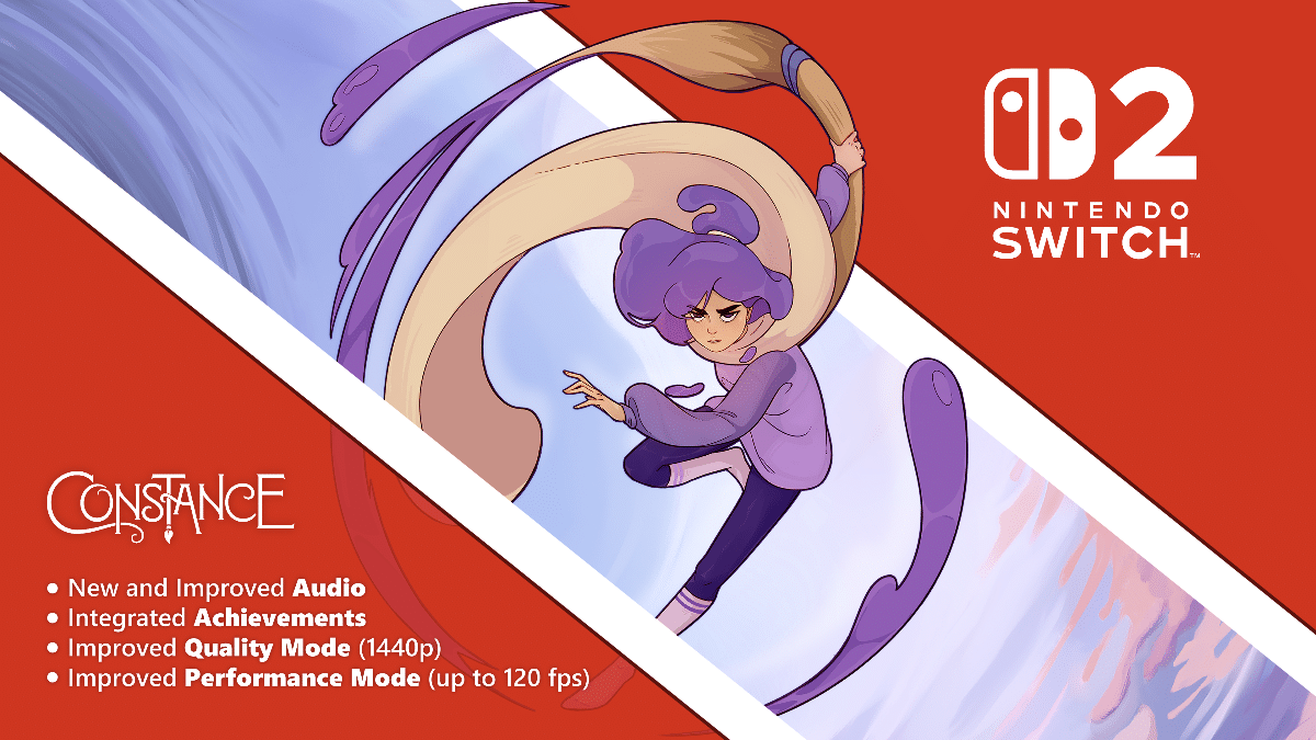 Constance arriva su Nintendo Switch 2 con modalità a 120 FPS Constance arriva su Nintendo Switch 2 con modalità a 120 FPS