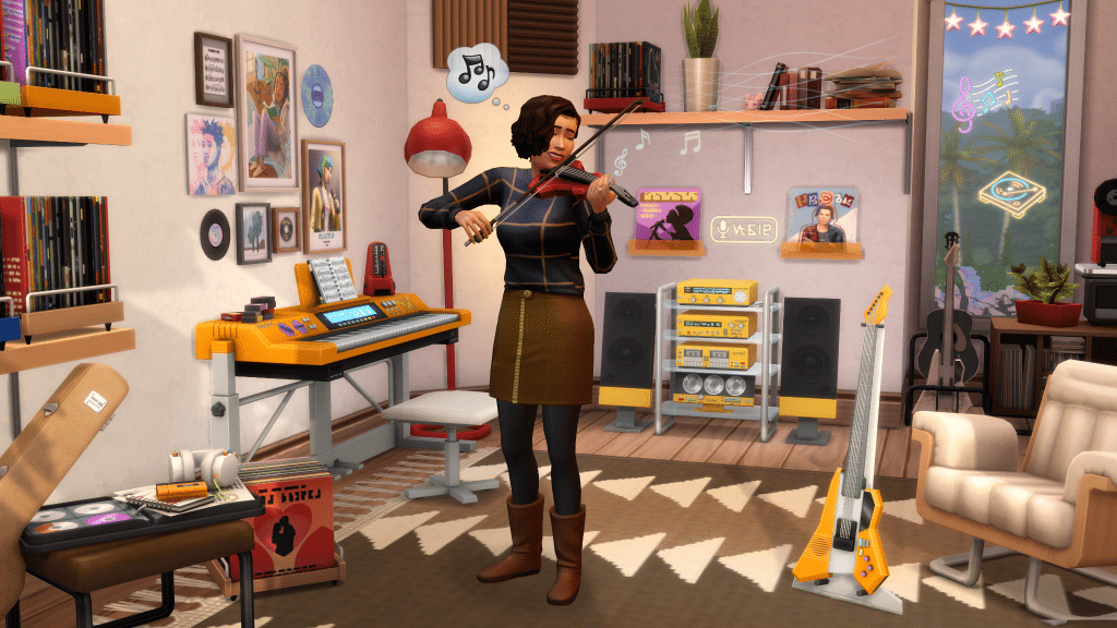 The sims 4: coach repurposed e angolo della musica kit