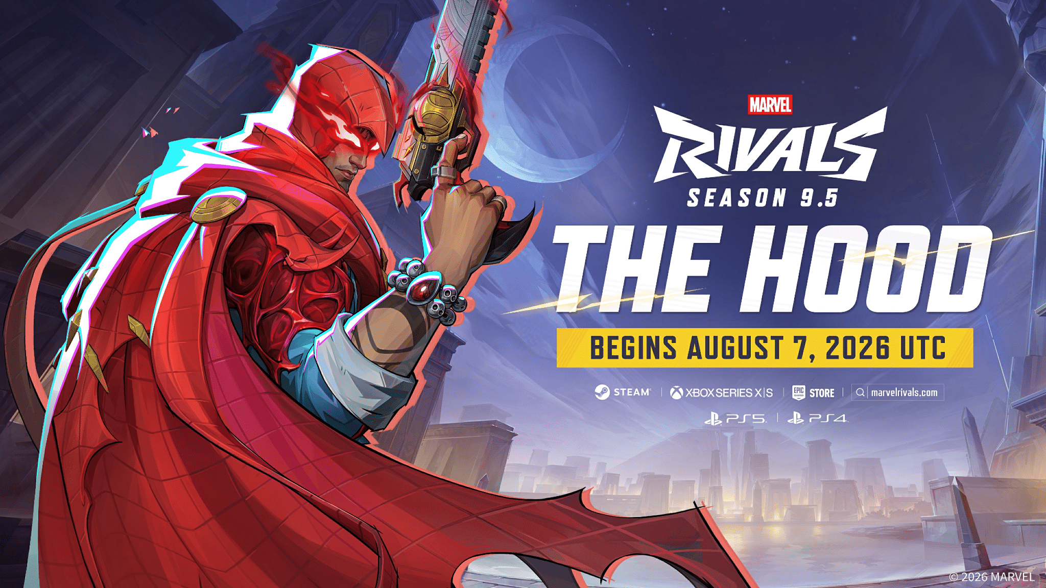 Marvel Rivals: The Hood arriva con la Stagione 9.5