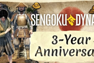 Sengoku Dynasty festeggia 3 anni con l'update Kagura