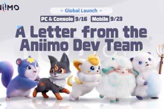 Aniimo global launch, immagine ufficiale del team di sviluppo