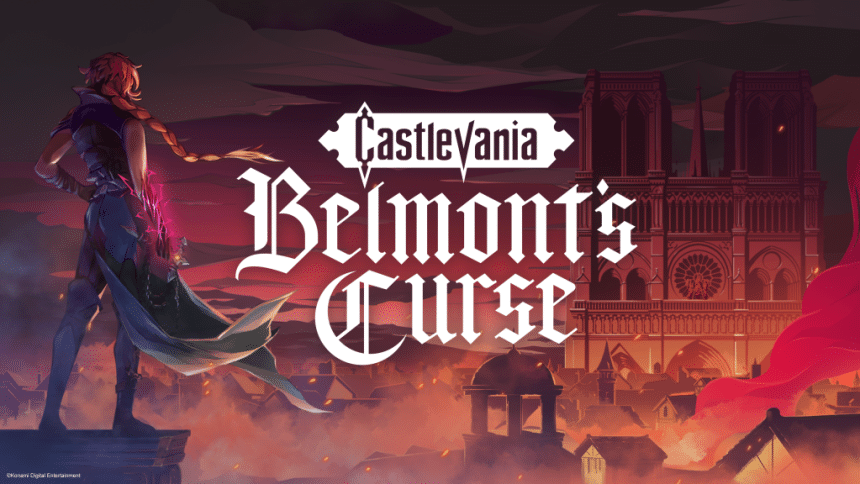 Castlevania belmont's curse key art ufficiale