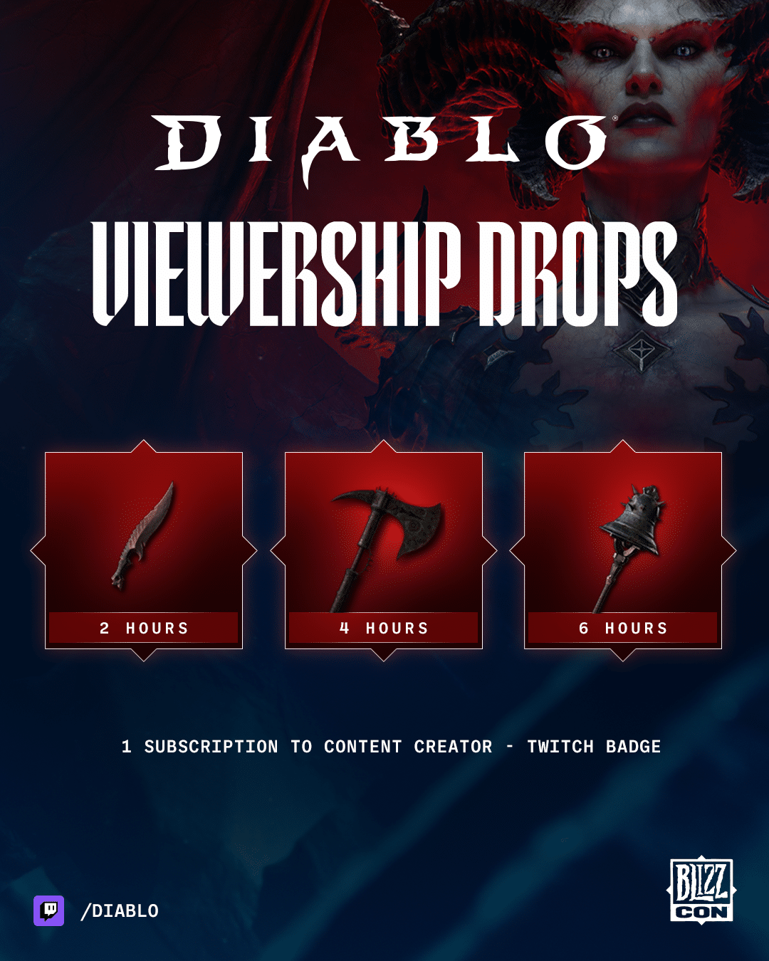 Diablo iv blizzcon 2026: serrated skean, corroded cleaver e tintinnabulation dopo 2, 4 e 6 ore