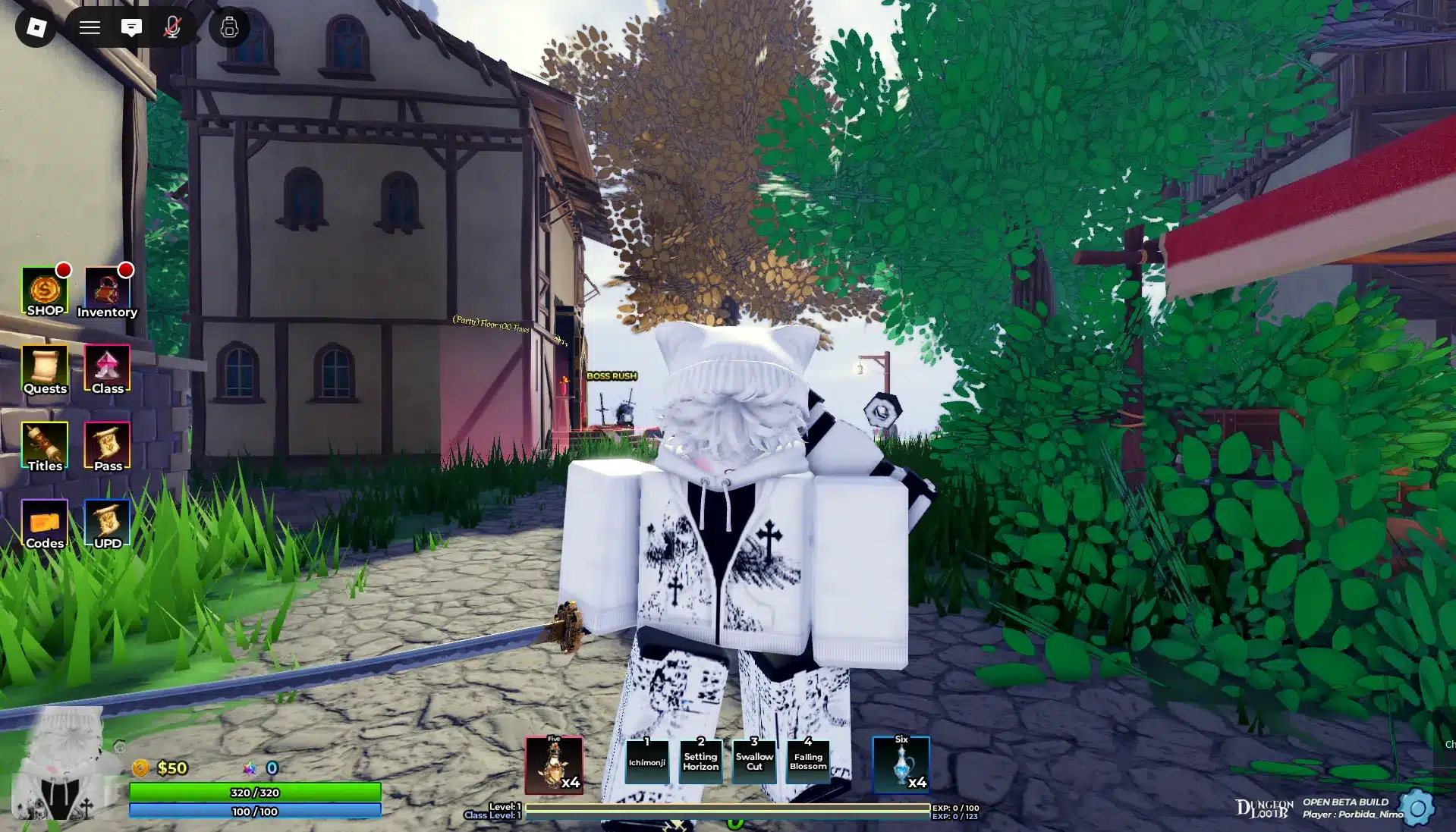 Dungeon lootr gameplay roblox