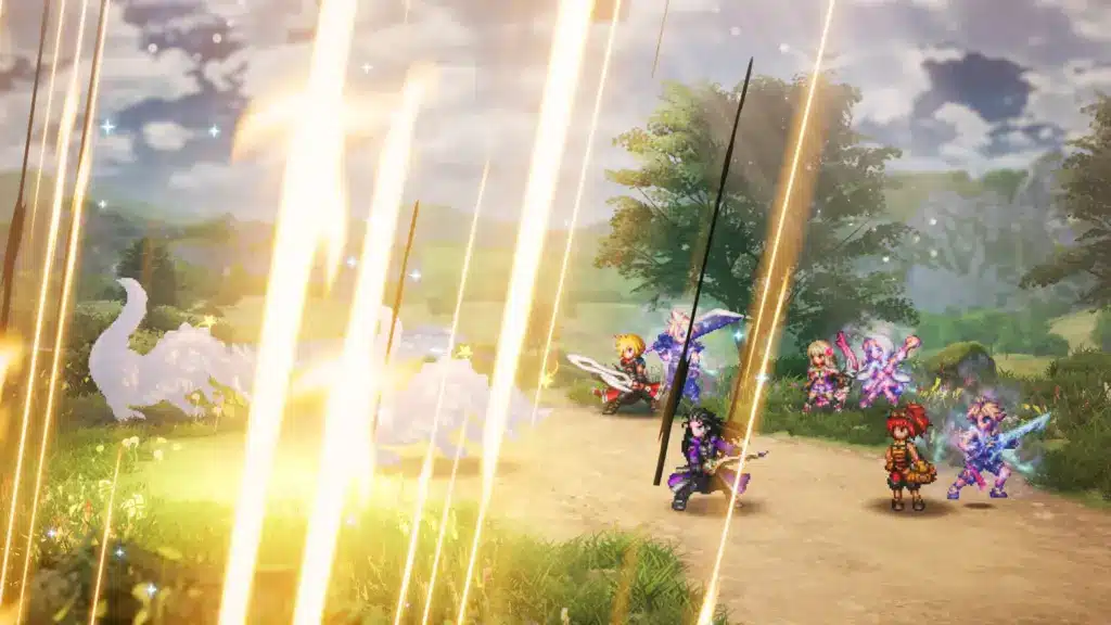 Combattimento a turni nella demo di final fantasy resonance