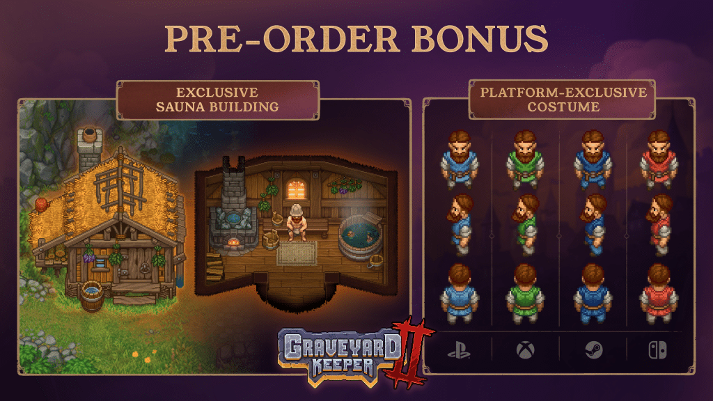 Graveyard keeper 2 disponibile su pc playstation xbox e nintendo switch 2