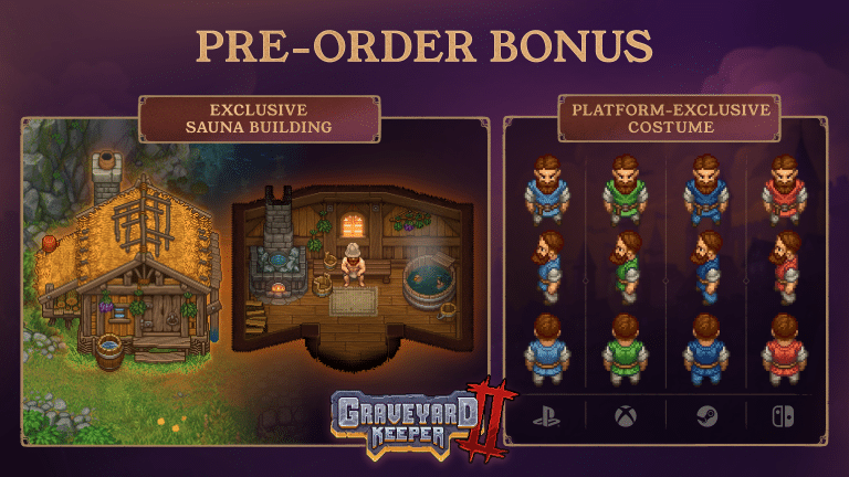 Graveyard keeper 2 disponibile su pc playstation xbox e nintendo switch 2