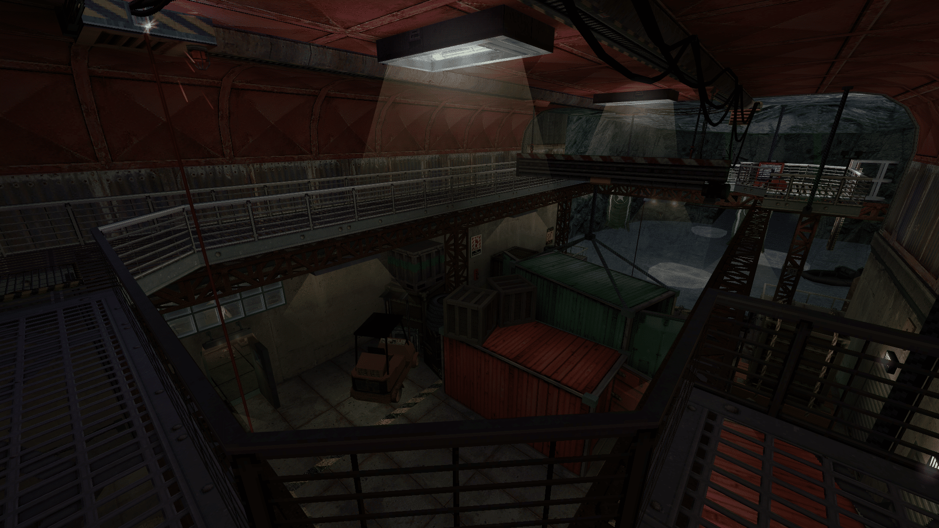 Una struttura industriale nella mod deep cover black operations per half-life