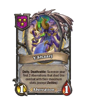 Hearthstone battaglia: aberrazioni dal 22 settembre, cosa cambia Y'shaarj divinità aberrazione in hearthstone battaglia