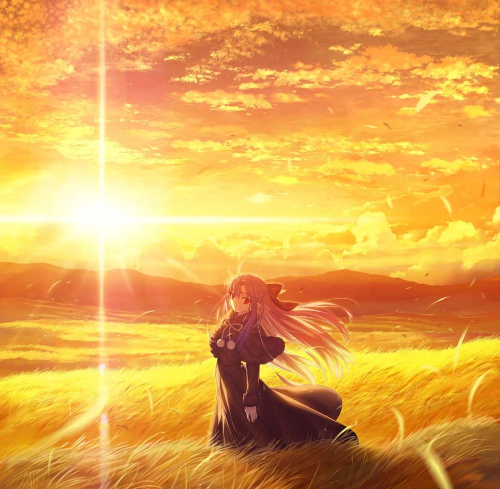 Melty blood twi-lumina key art ufficiale