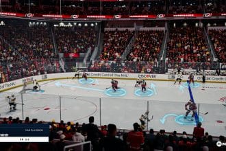 Nhl 27 gameplay con playbook di squadra