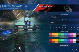 No man's sky cosmos menu crea un'alleanza