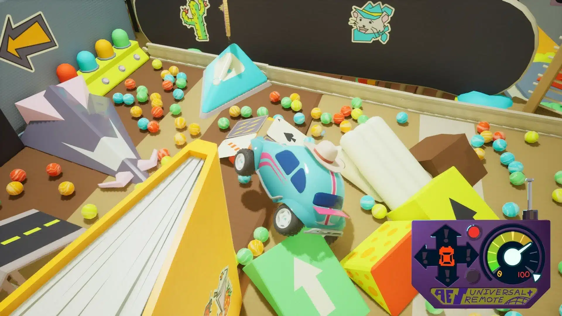 Obstacle overdrive: uscita il 2 ottobre, demo e steam deck Obstacle overdrive gameplay con macchinina rc