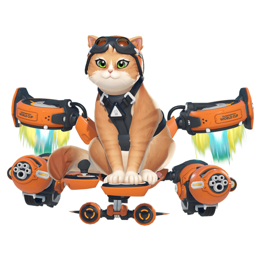 Skin jetpack cat owwc home di overwatch per la blizzcon 2026